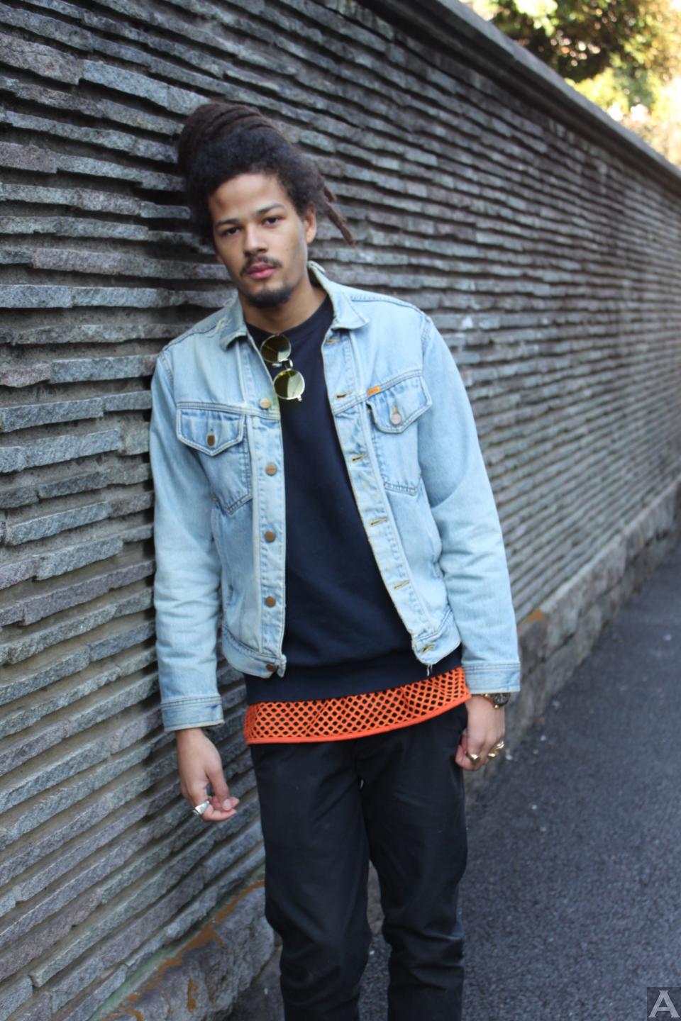 東京　外国人モデル　外国人モデル事務所 　アクアモデル  黒人 ファッション　ハイリ