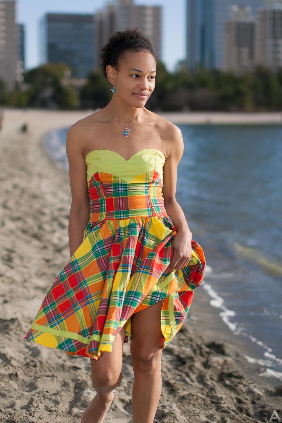 東京　外国人　モデル事務所　アクアモデル エロディ　ファッション　黒人