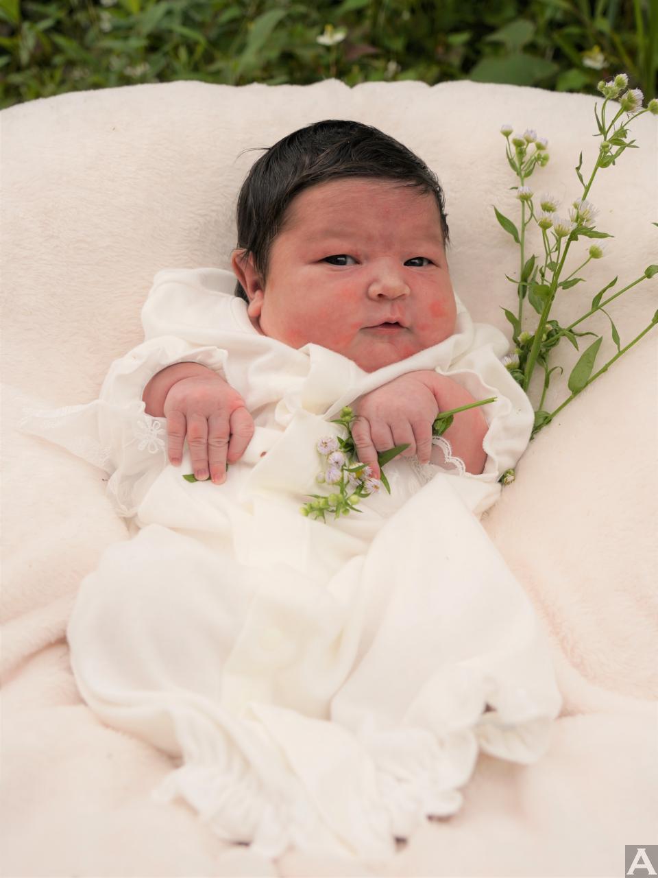 東京外国人モデル事務所アクアモデルのハーフ赤ちゃんモデルアヤナ