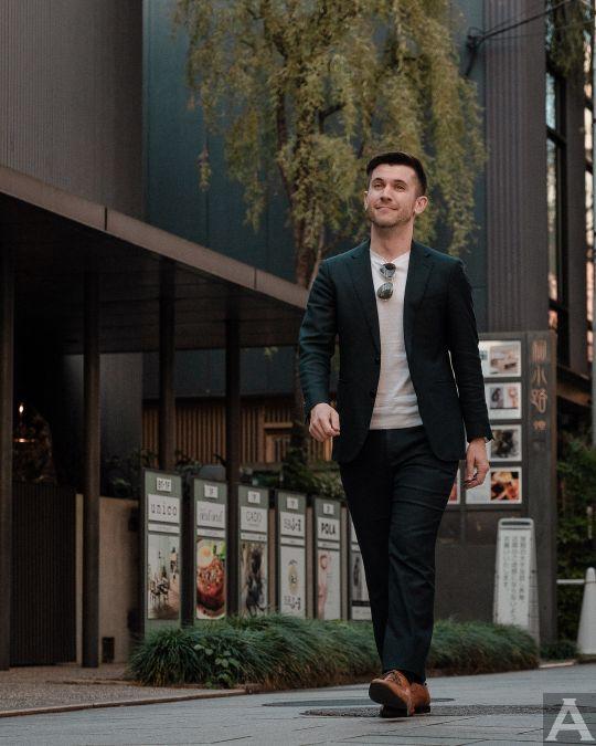 東京外国人モデル事務所アクアモデルの白人モデルクラーク