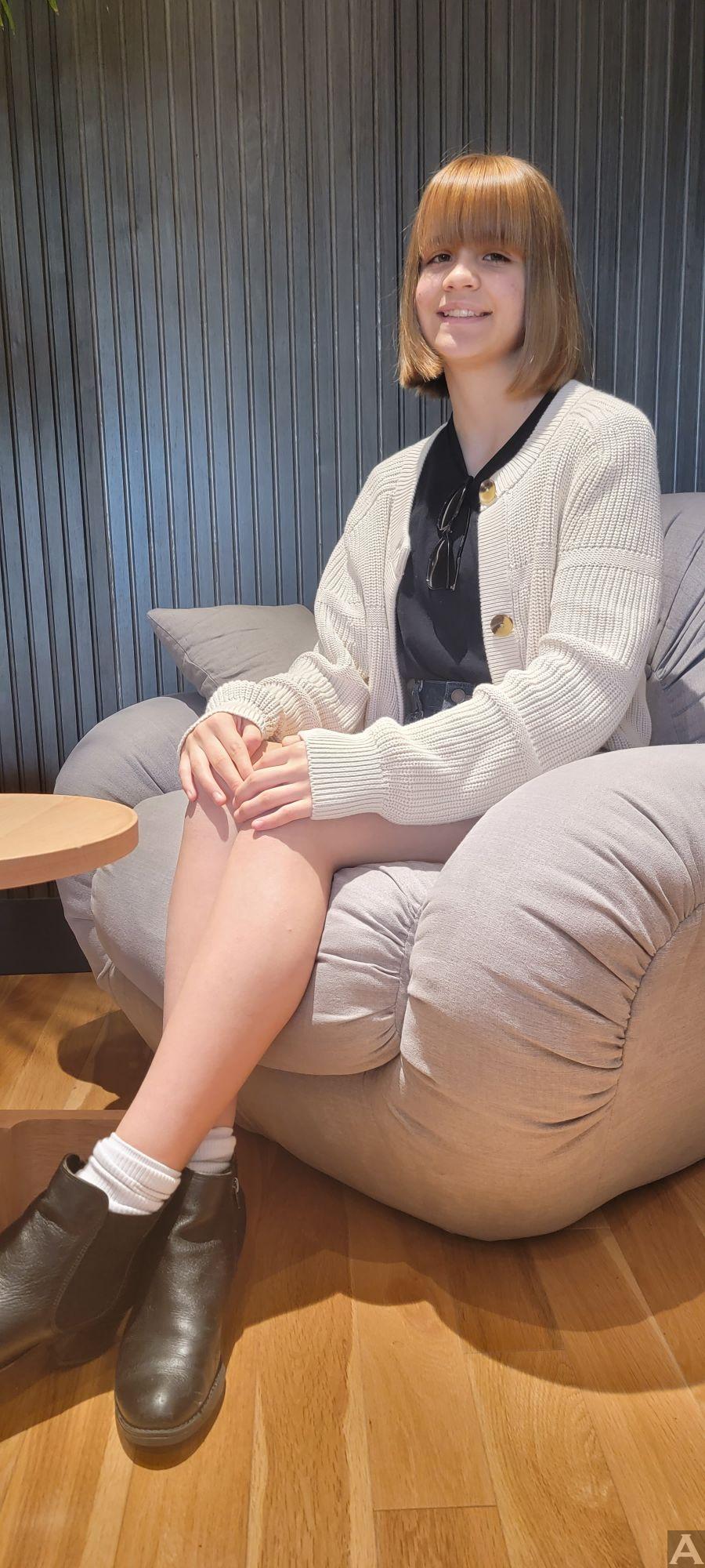 東京外国人モデル事務所アクアモデル所属の白人モデルのミシェル