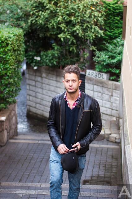 東京外国人モデル事務所アクアモデルの白人モデルライアン