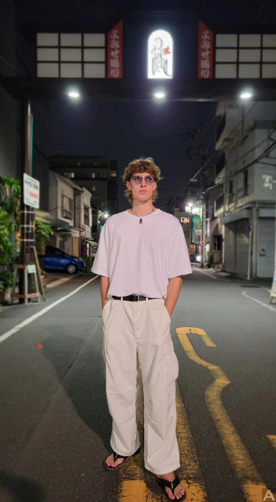 東京外国人モデル事務所アクアモデル所属の白人モデルのトリスタン