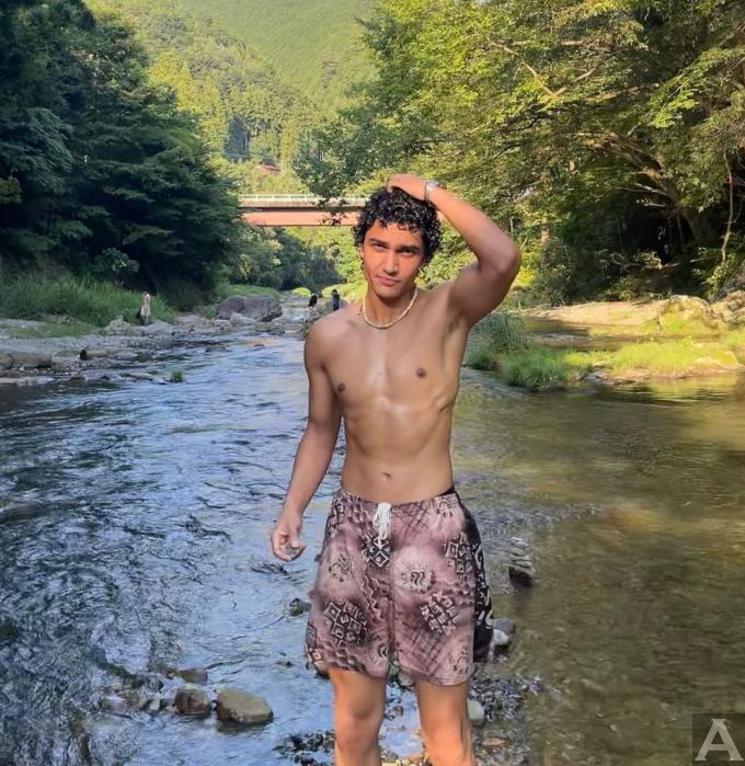 東京外国人モデル事務所アクアモデル所属の黒人モデルのラミーン