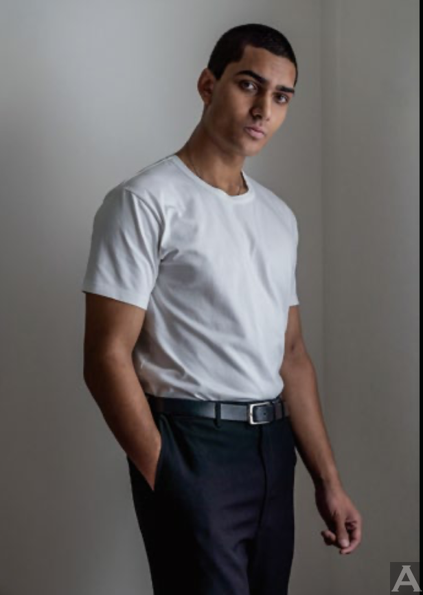 東京外国人モデル事務所アクアモデル所属の黒人モデルのラミーン