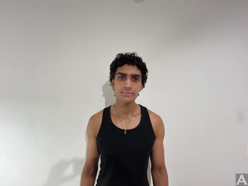 東京外国人モデル事務所アクアモデル所属の黒人モデルのラミーン