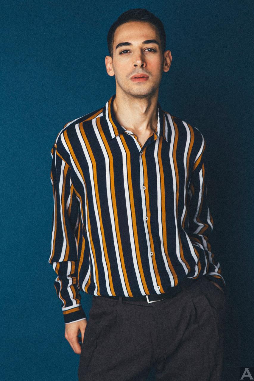 東京外国人モデル事務所アクアモデルの白人モデルアルフレド