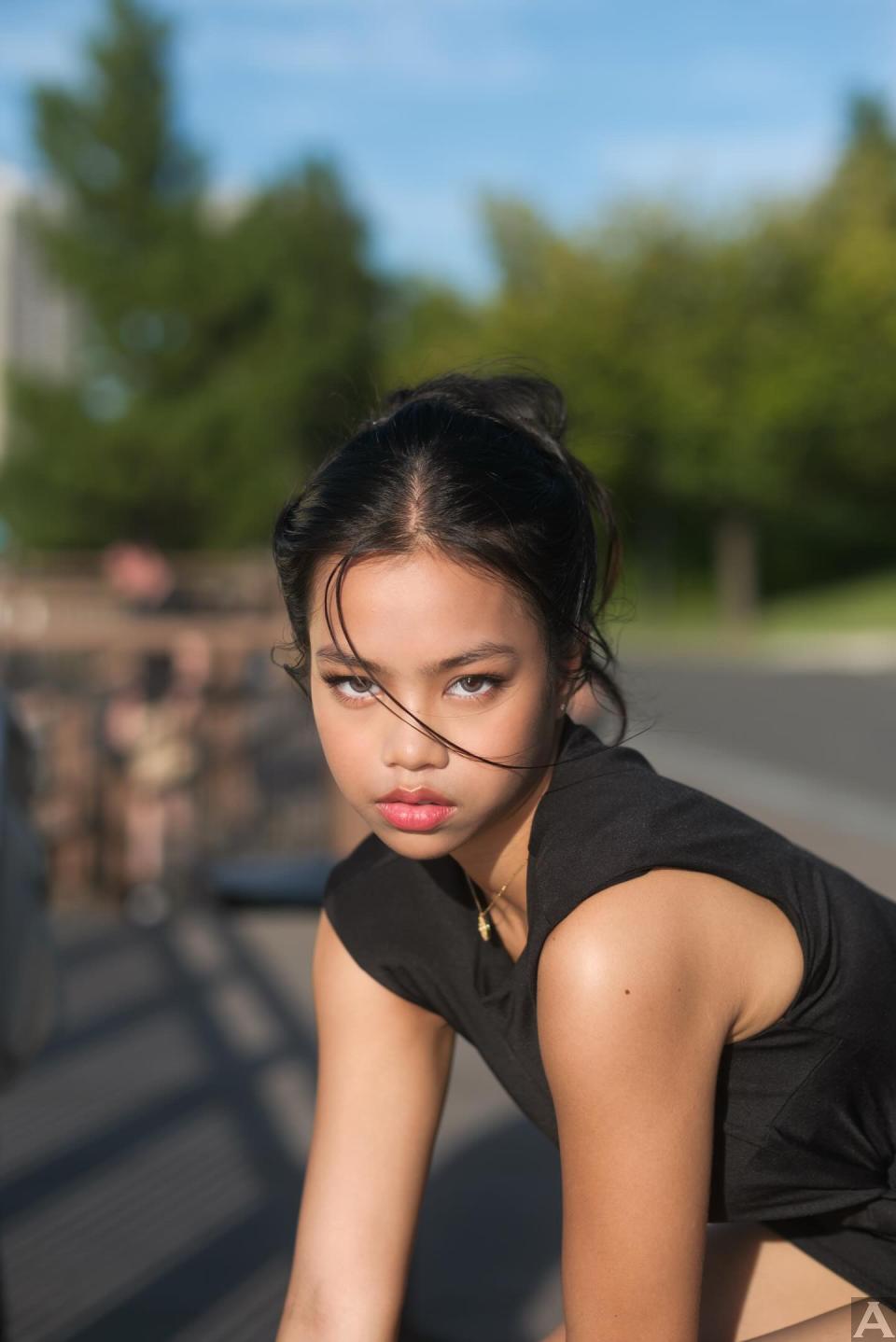 東京外国人モデル事務所アクアモデル所属のアジア人モデルのジュディア