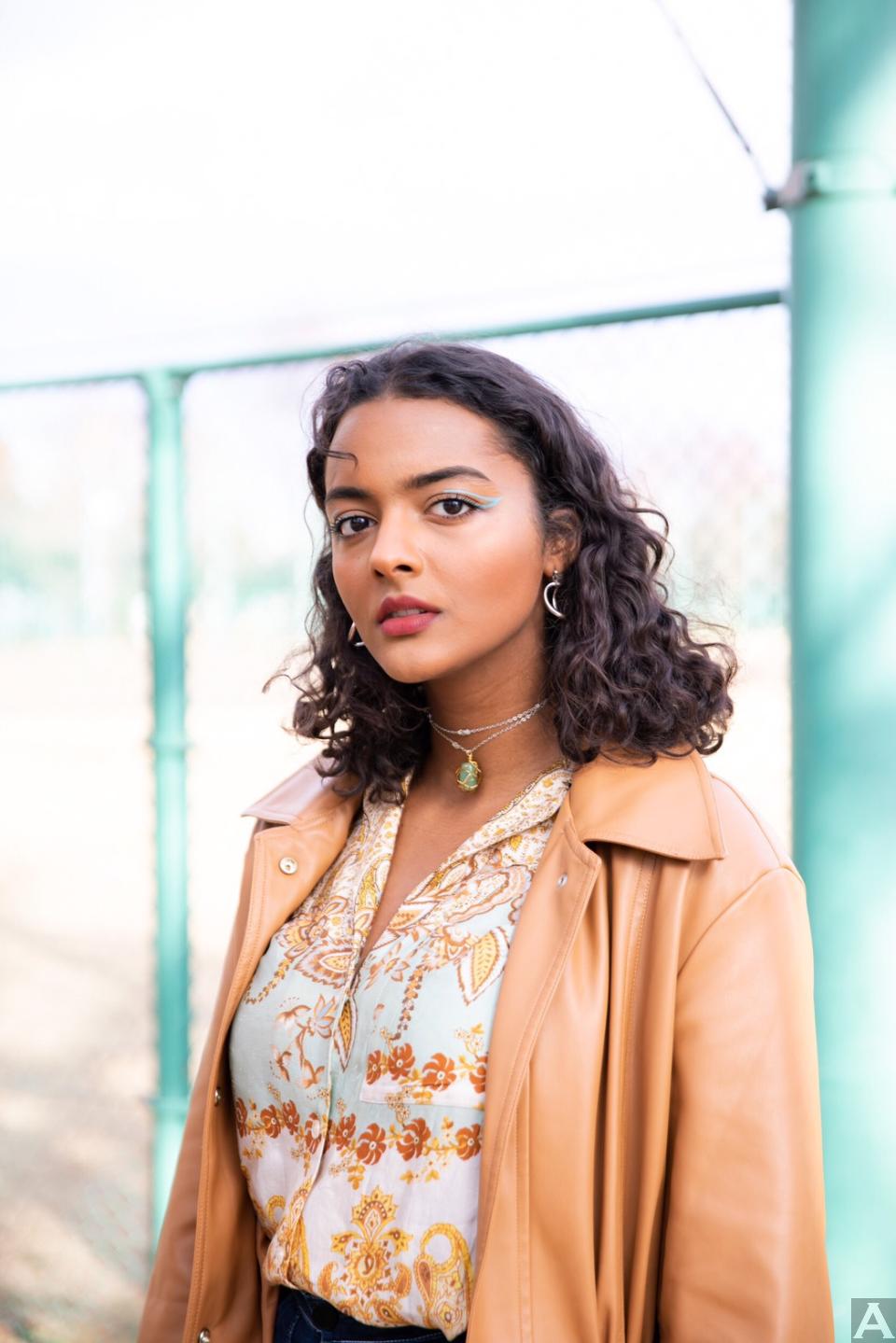 東京外国人モデル事務所アクアモデルの黒人モデルジャスミナ