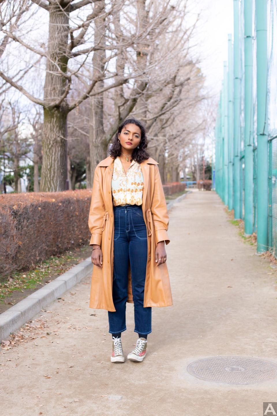 東京外国人モデル事務所アクアモデルの黒人モデルジャスミナ