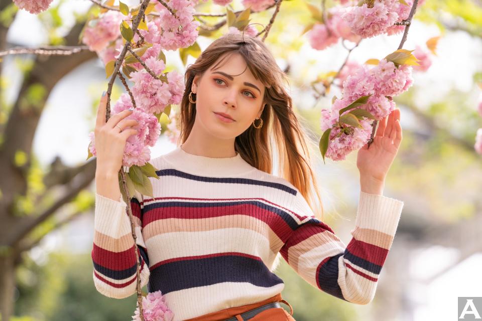 東京外国人モデル事務所アクアモデルの白人モデルマリア