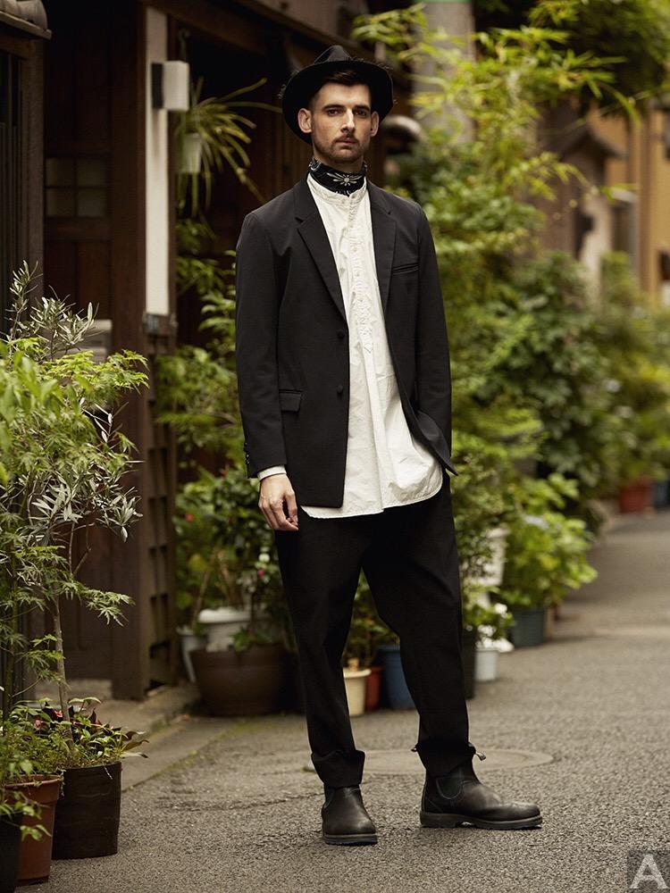 東京　外国人モデル　外国人モデル事務所 アクアモデル 白人 ファッション エリオット