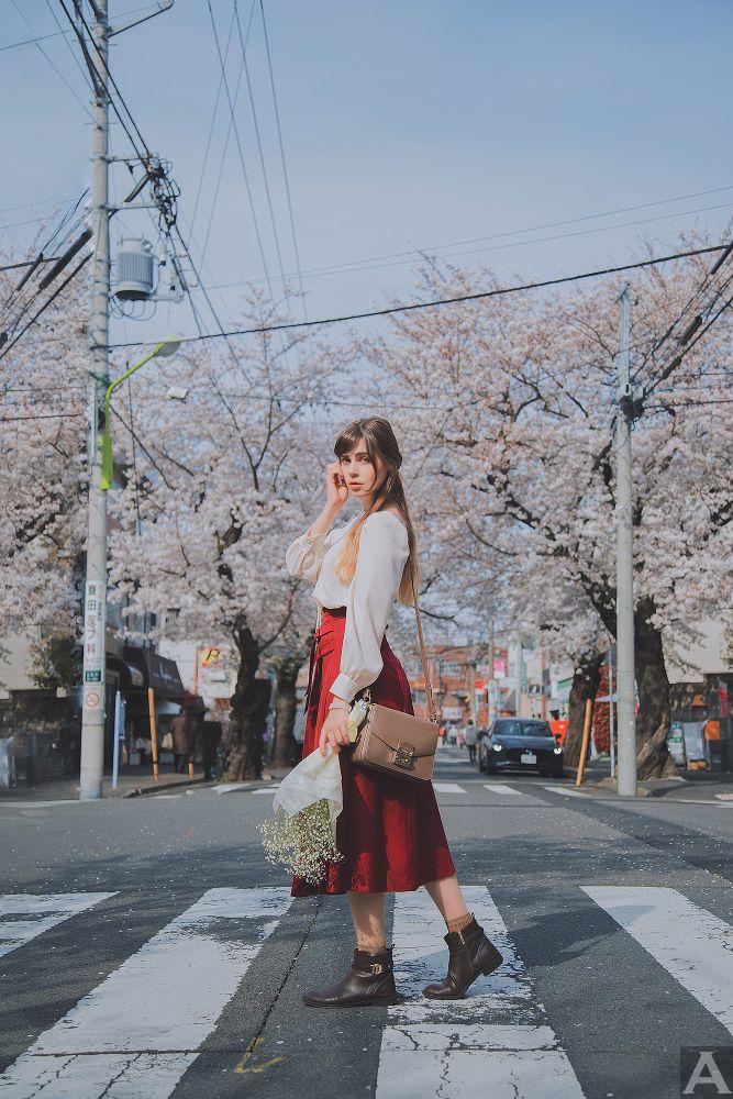 東京外国人モデル事務所アクアモデルの白人モデルマリア