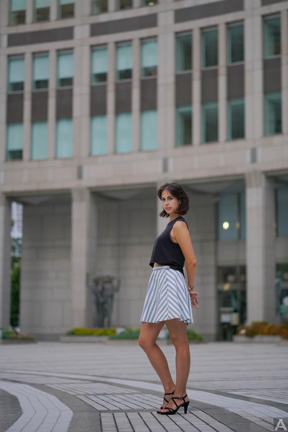 東京外国人モデル事務所アクアモデルの白人外国人モデルキアラ