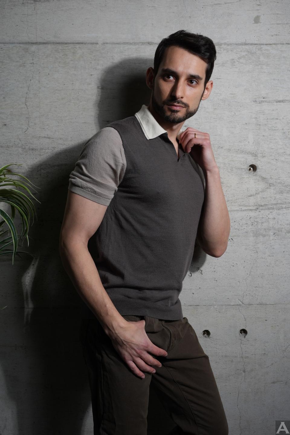 東京外国人モデル事務所アクアモデルの白人モデルアルフレッド