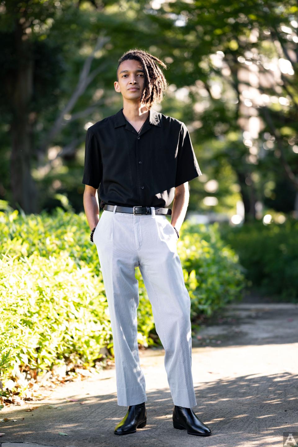 東京外国人モデル事務所アクアモデルの男性モデル幽玄