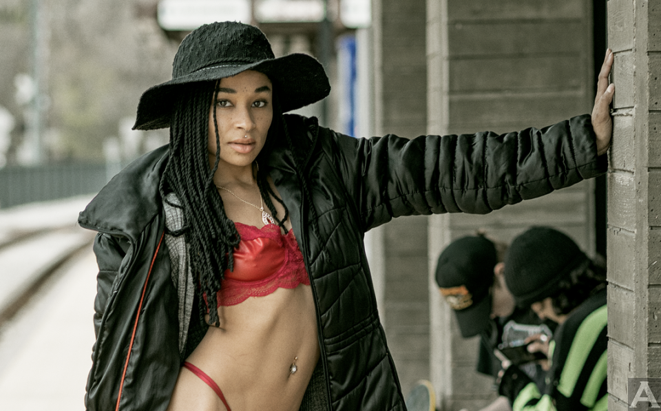 東京外国人モデル事務所アクアモデルの黒人モデルシャミール