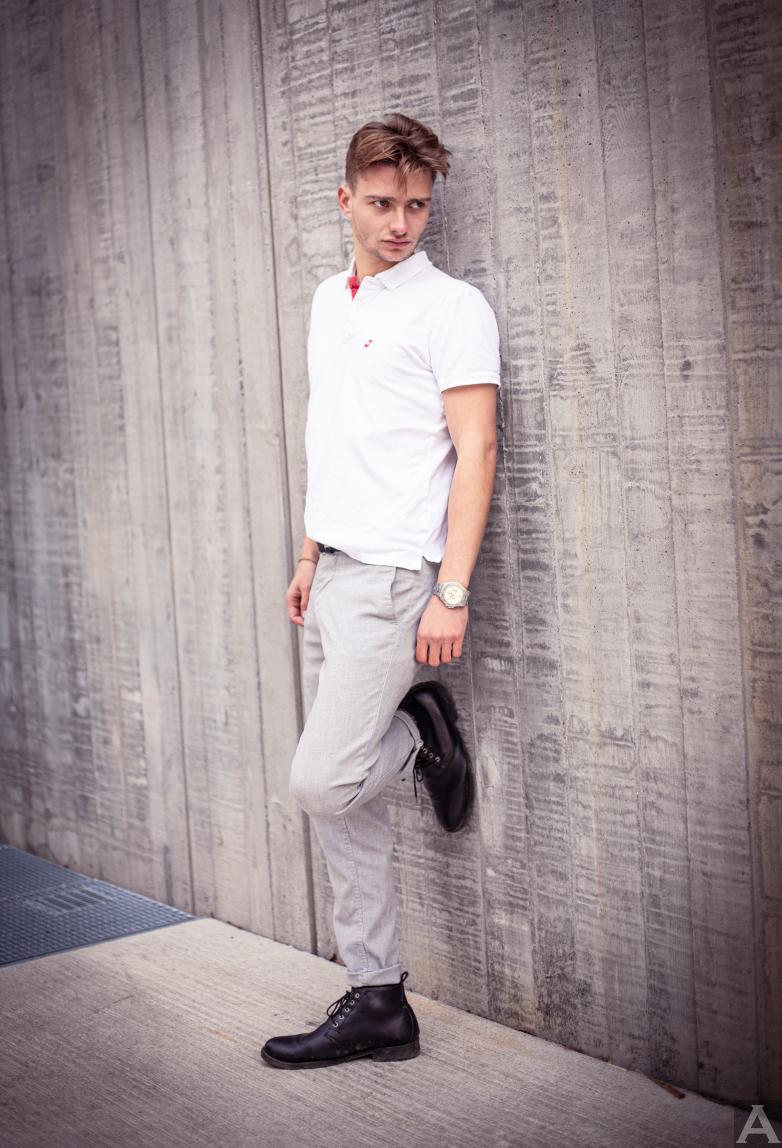 東京外国人モデル事務所アクアモデル所属の白人モデルのニック