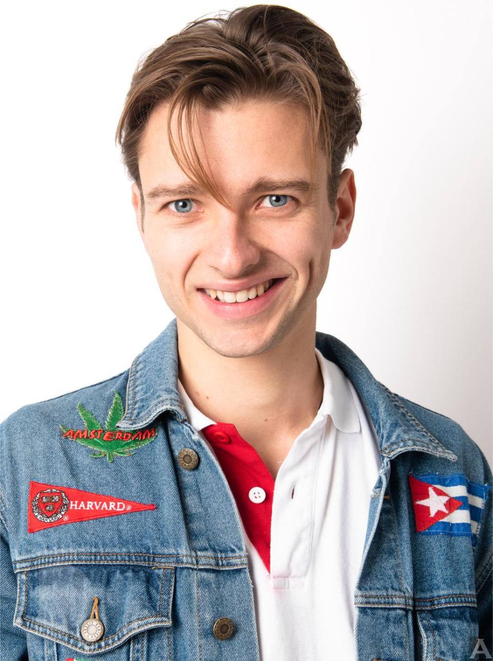 東京外国人モデル事務所アクアモデル所属の白人モデルのニック