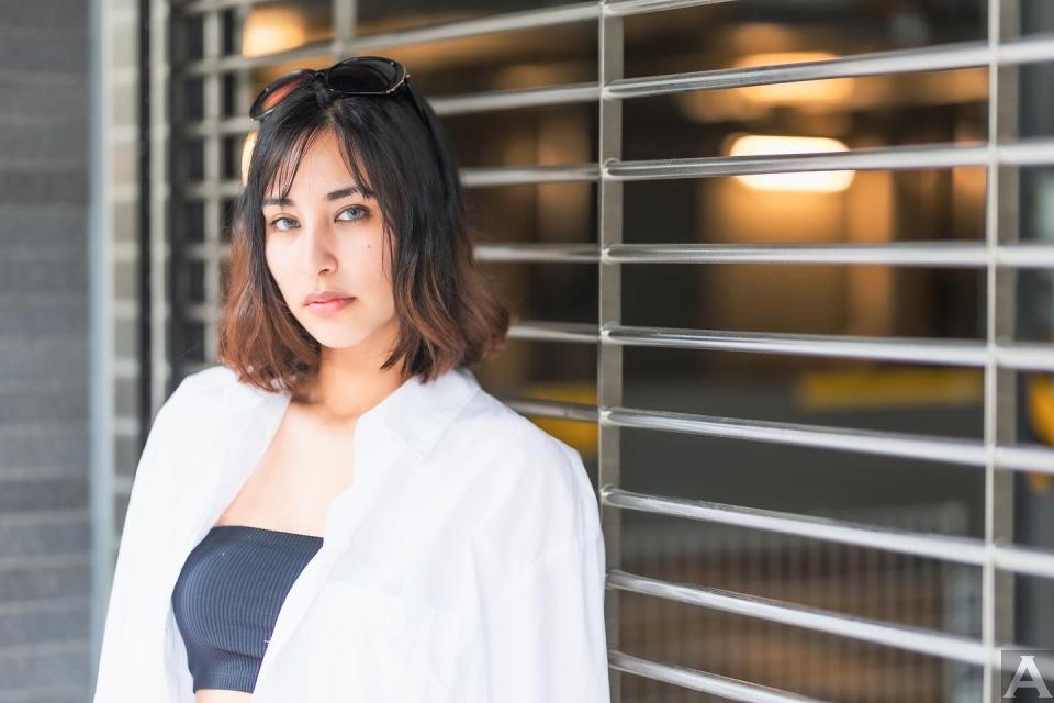 東京外国人モデル事務所アクアモデルの白人モデルバネサ