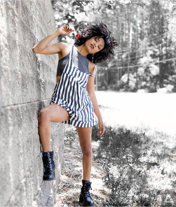 東京外国人モデル事務所アクアモデルの黒人モデルクロエ