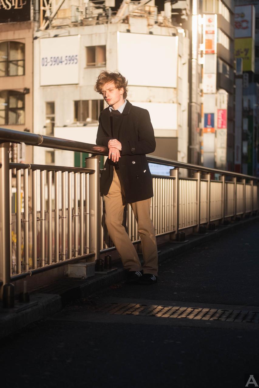 東京外国人モデル事務所アクアモデルの白人男性モデルベン