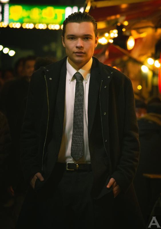 東京外国人モデル事務所アクアモデル所属の白人モデルのミカエル