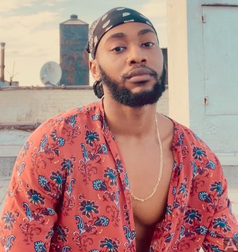 東京外国人モデル事務所アクアモデル所属の黒人モデルのケルヴィン