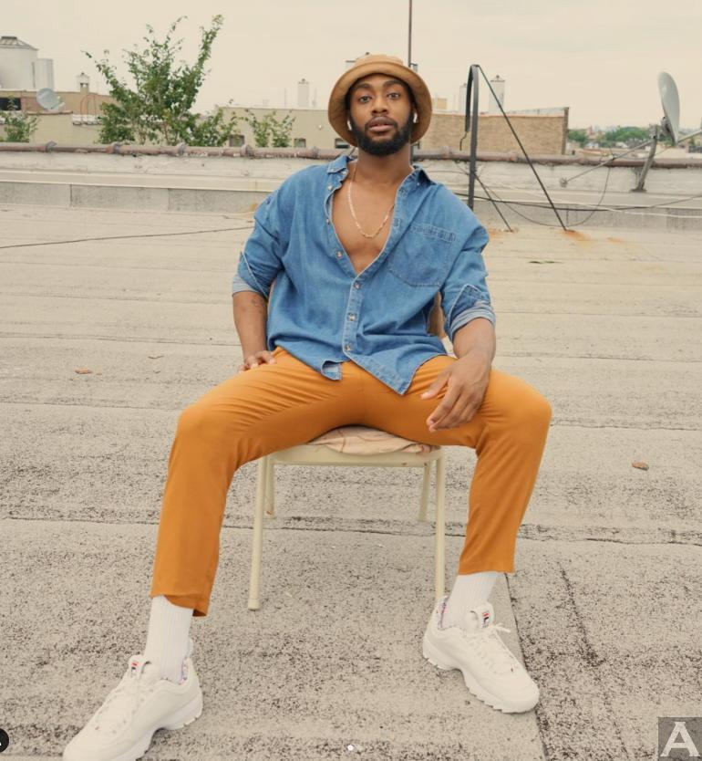 東京外国人モデル事務所アクアモデル所属の黒人モデルのケルヴィン