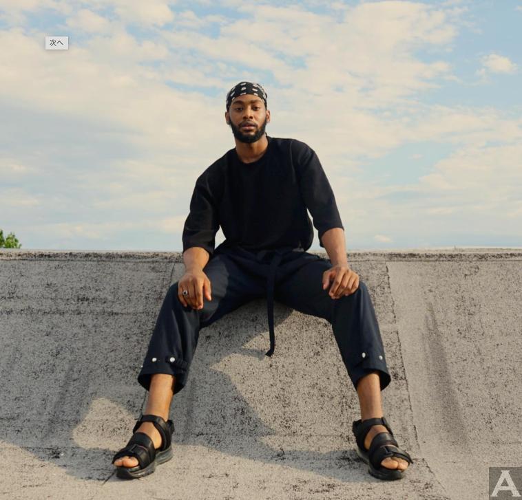 東京外国人モデル事務所アクアモデル所属の黒人モデルのケルヴィン