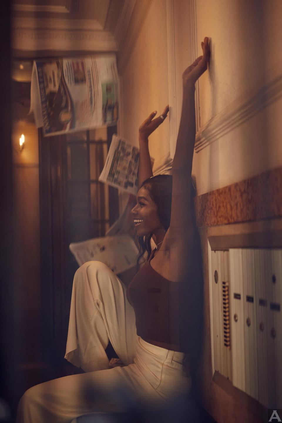 東京外国人モデル事務所アクアモデル所属の黒人モデルのミミ