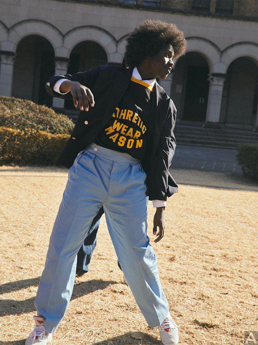 東京外国人モデル事務所アクアモデル所属の黒人モデルのアハメド