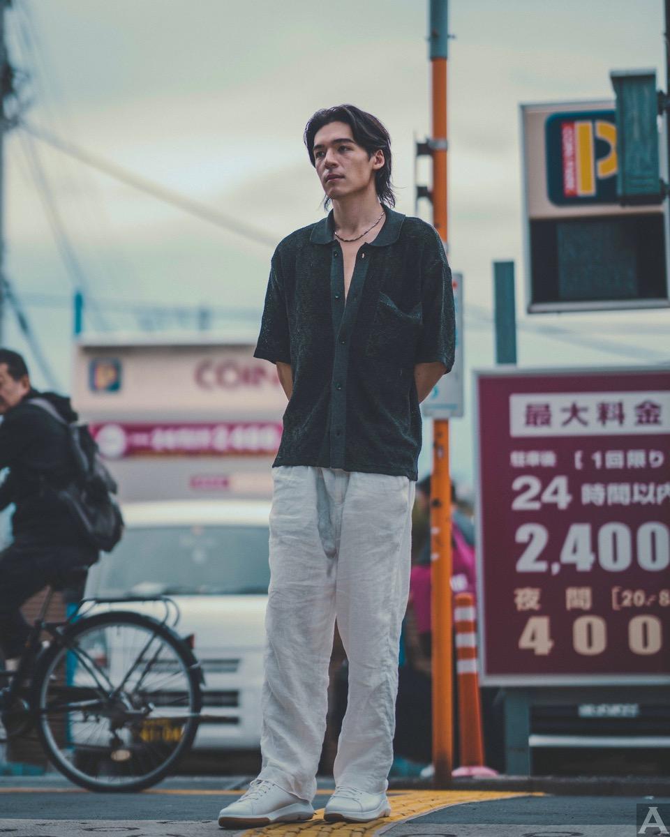 東京外国人モデル事務所アクアモデル所属のハーフモデルのアーサー