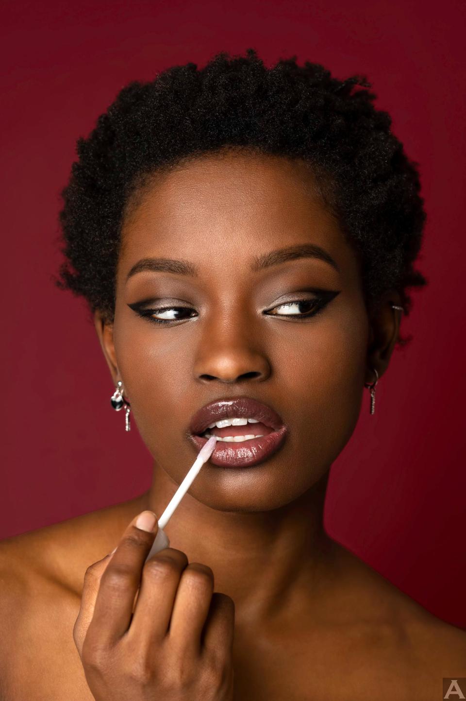 東京外国人モデル事務所アクアモデル所属の黒人モデルのメギイ