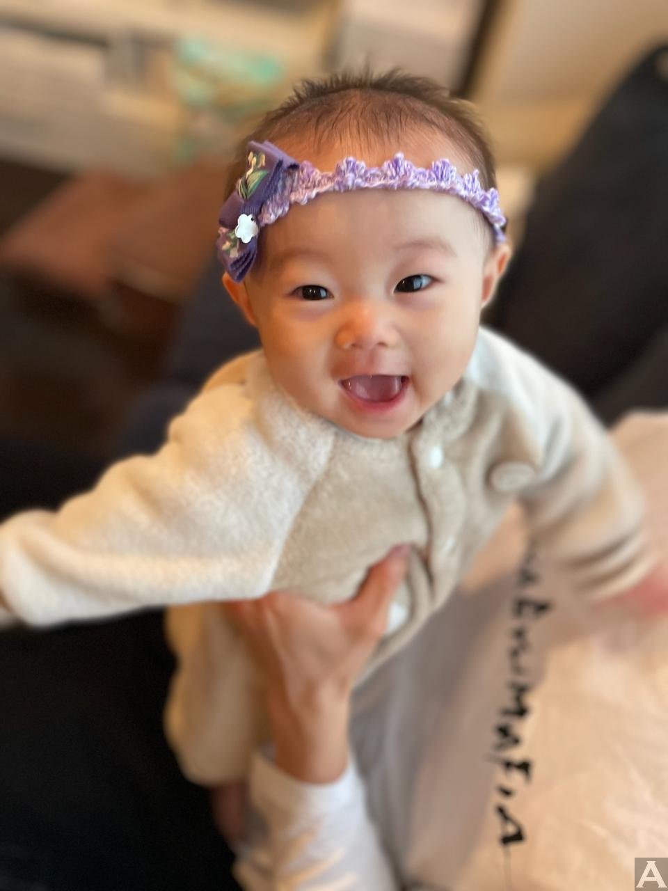 東京外国人モデル事務所アクアモデル所属のベビーモデルのライカ