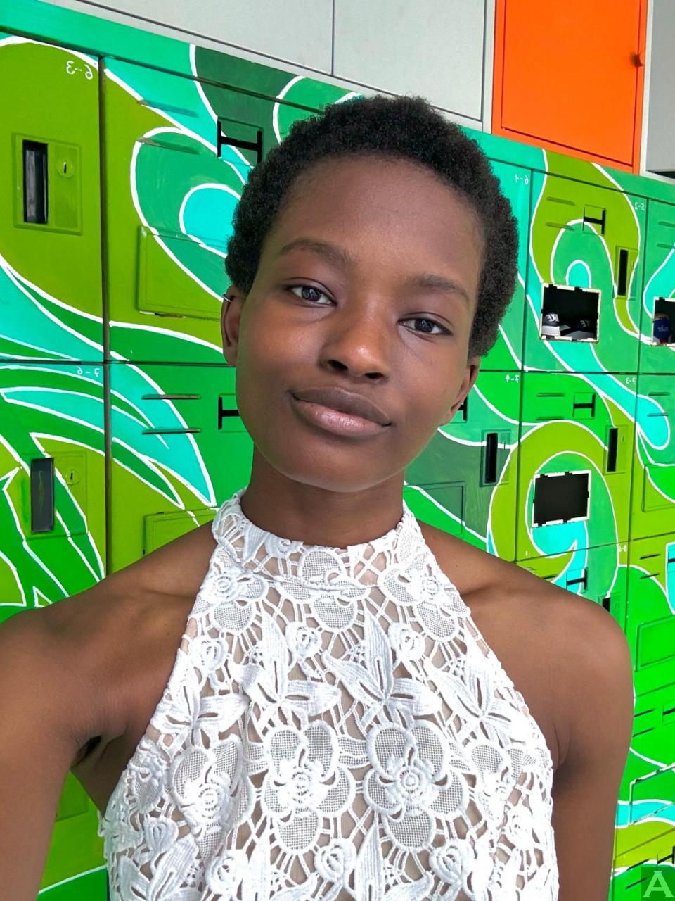 東京外国人モデル事務所アクアモデル所属の黒人モデルのメギイ