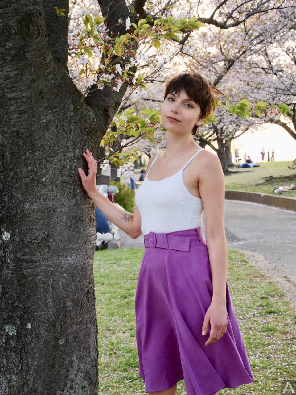 東京外国人モデル事務所アクアモデル所属の白人モデルのカティア