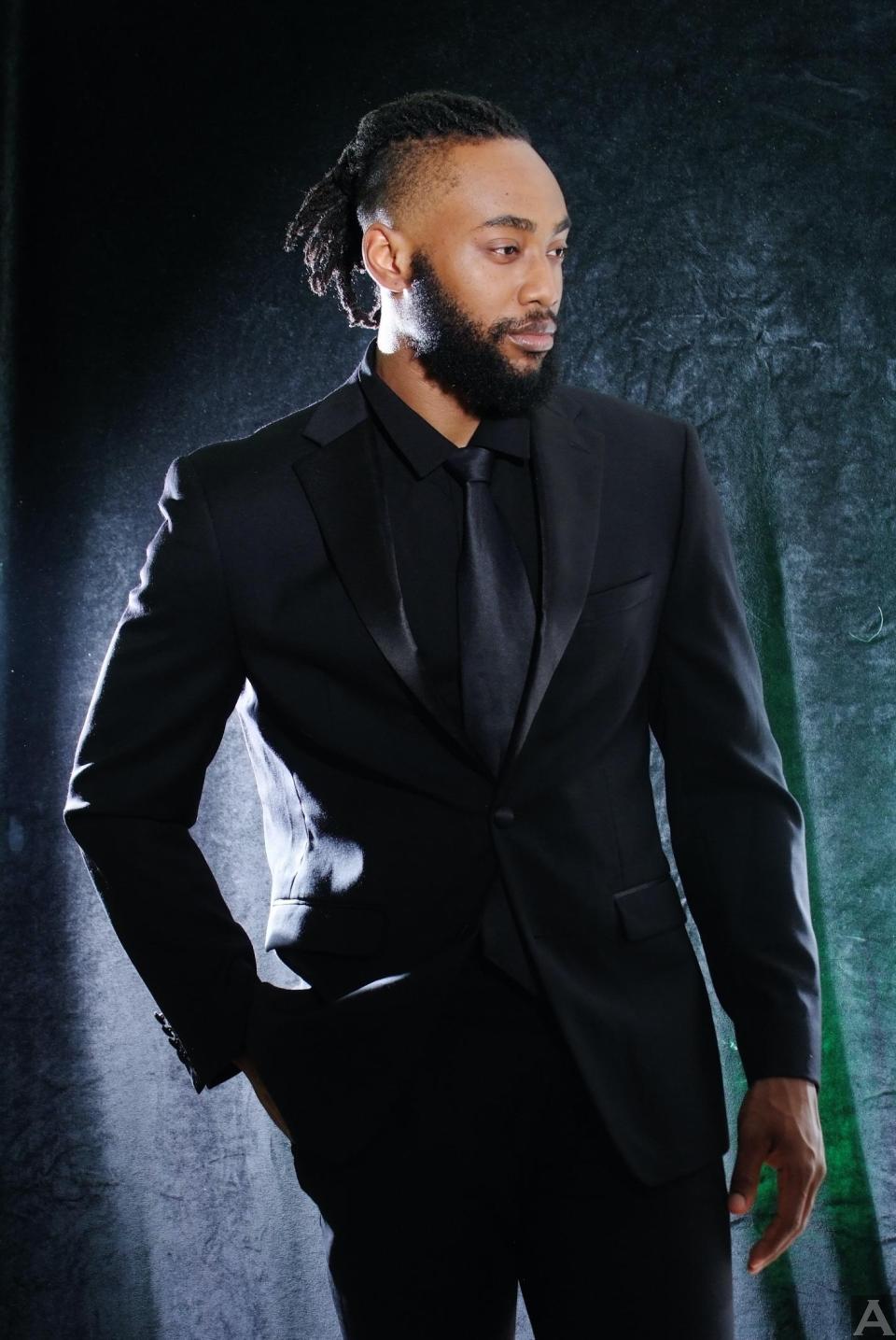 東京外国人モデル事務所アクアモデル所属の黒人モデルのケルヴィン