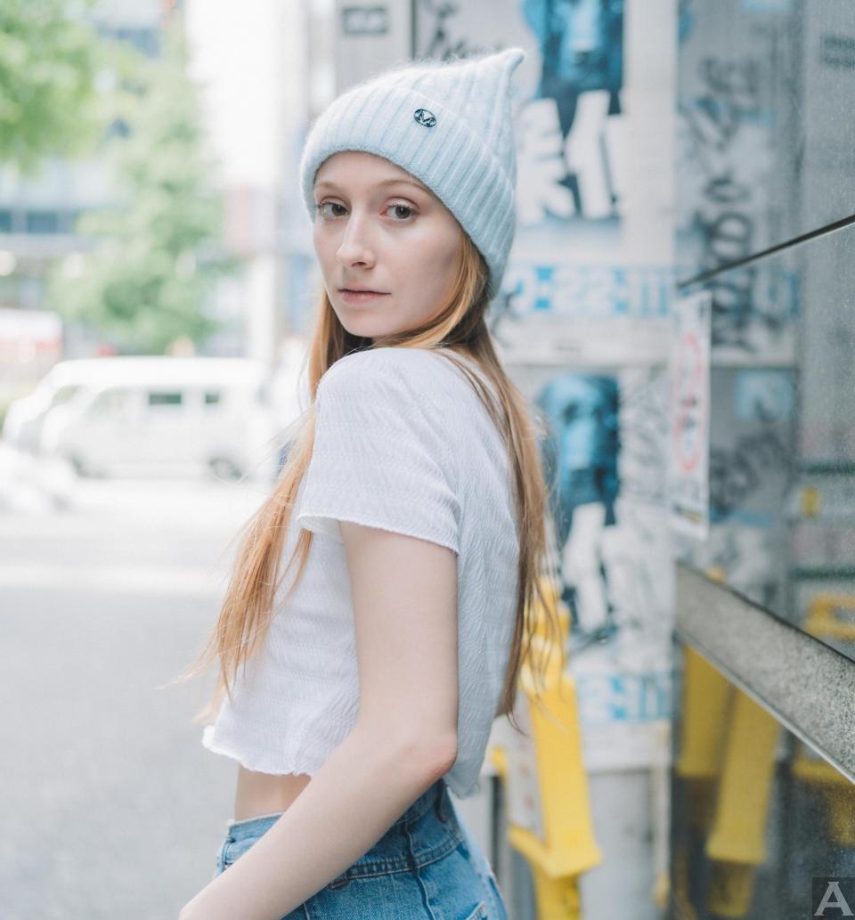 東京外国人モデル事務所アクアモデル所属の白人モデルのイダ