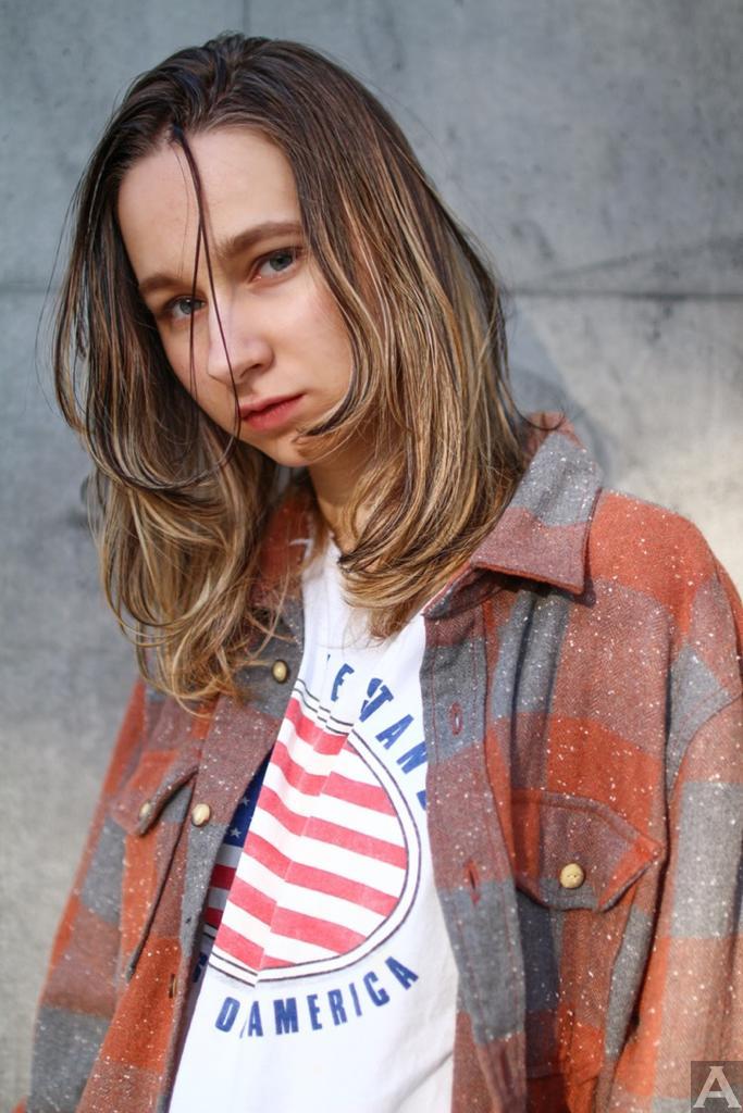 東京外国人モデル事務所アクアモデルの白人モデルマリア