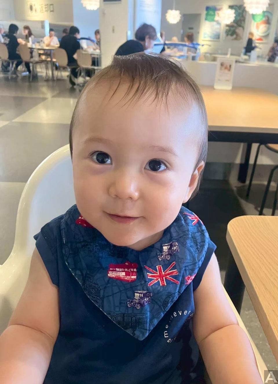 東京外国人モデル事務所アクアモデル所属のベビーモデルのセルウィン