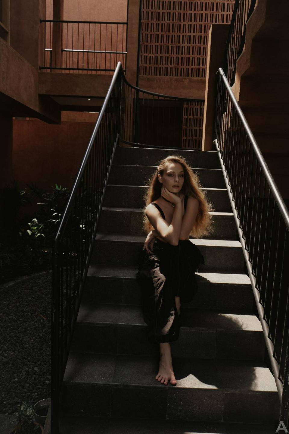 東京外国人モデル事務所アクアモデル所属の白人モデルのクリスティーナ