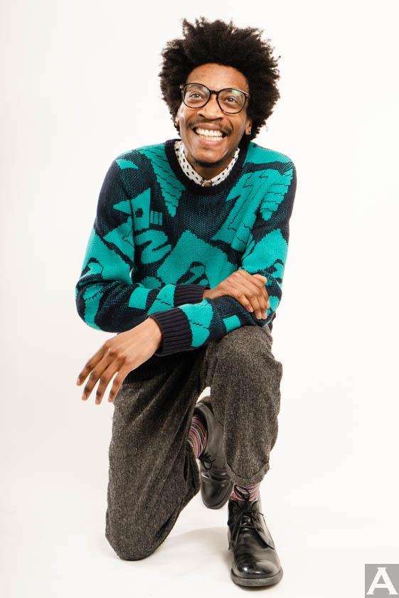 東京外国人モデル事務所アクアモデルの黒人モデルブランドン