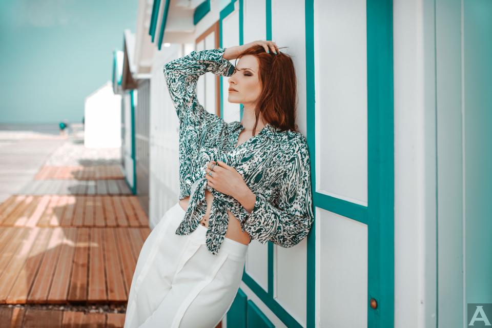 東京外国人モデル事務所アクアモデル所属の白人モデルのクララ