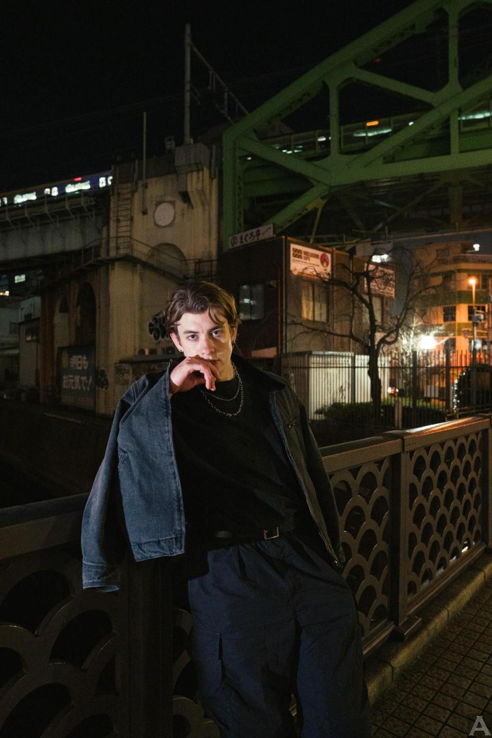 東京外国人モデル事務所アクアモデル所属の白人モデルのケイド