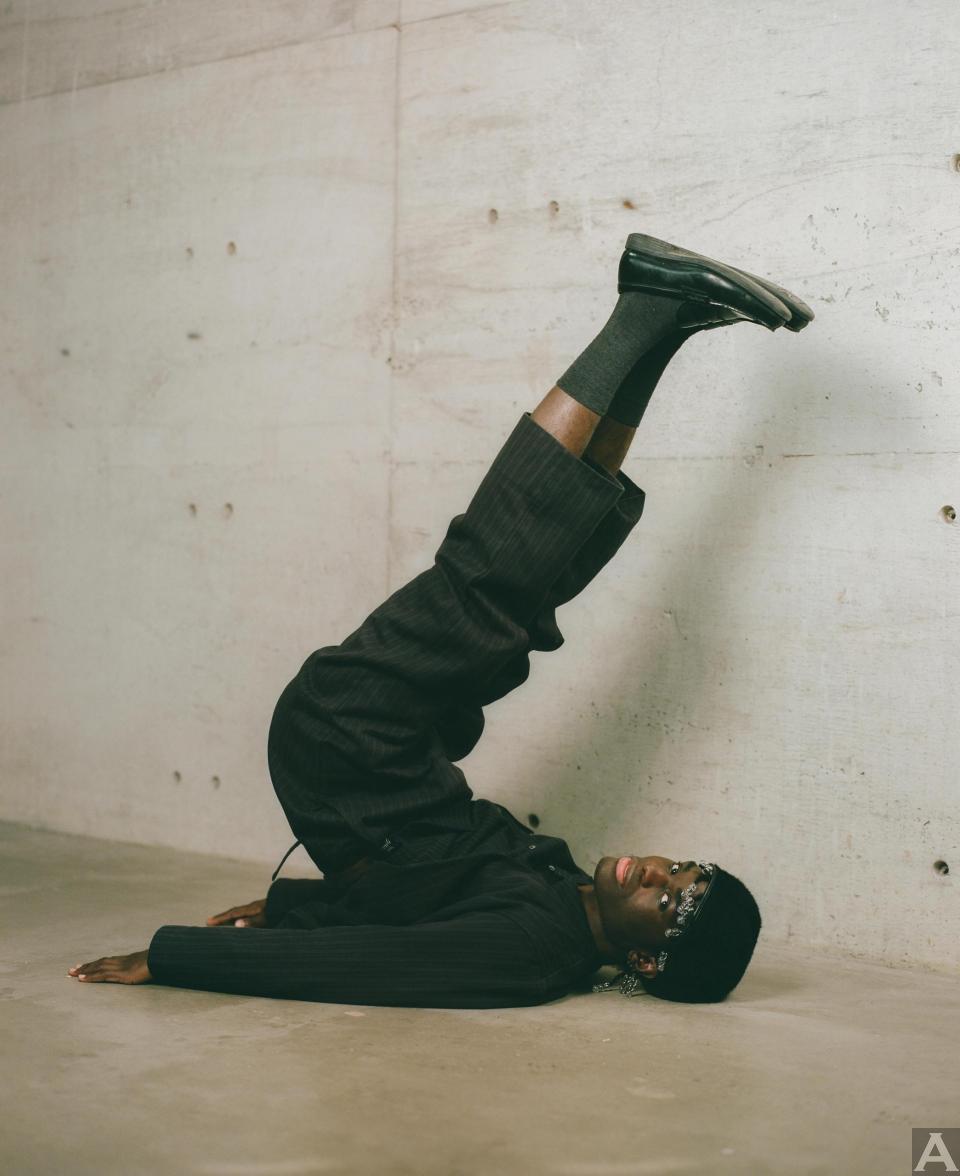 東京外国人モデル事務所アクアモデル所属の黒人モデルのヘルマン