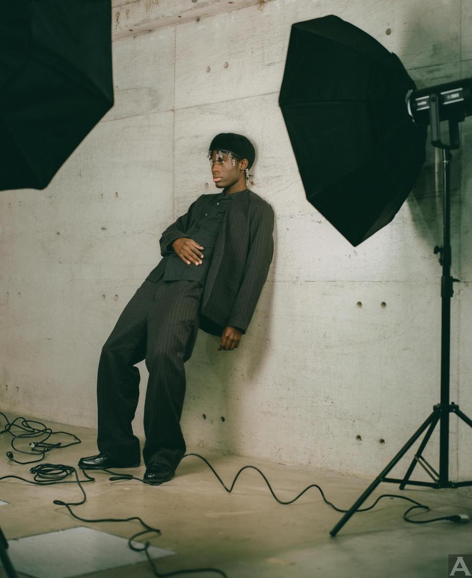 東京外国人モデル事務所アクアモデル所属の黒人モデルのヘルマン