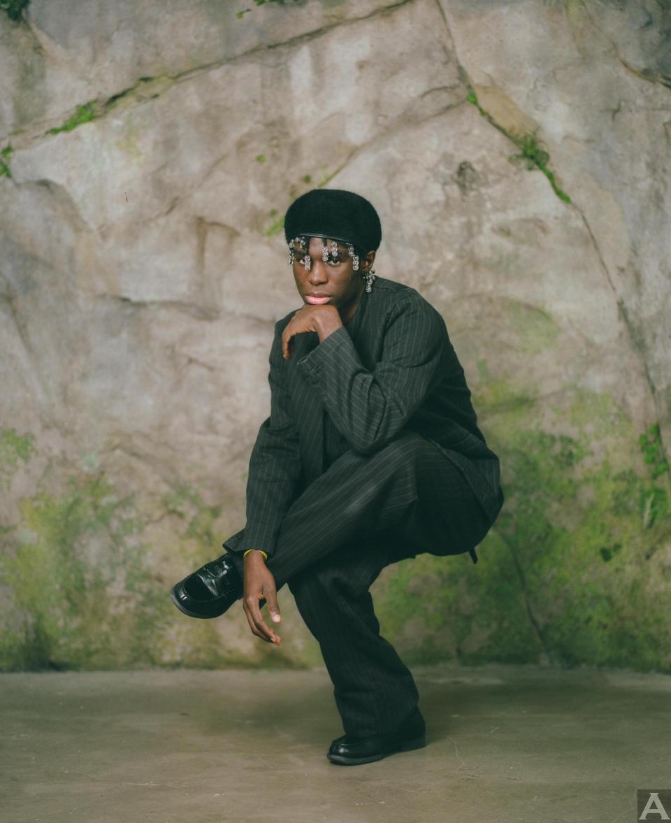 東京外国人モデル事務所アクアモデル所属の黒人モデルのヘルマン