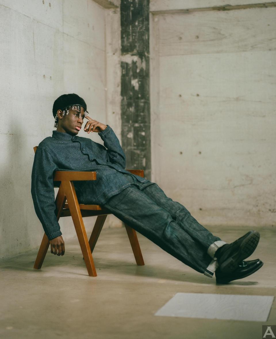 東京外国人モデル事務所アクアモデル所属の黒人モデルのヘルマン