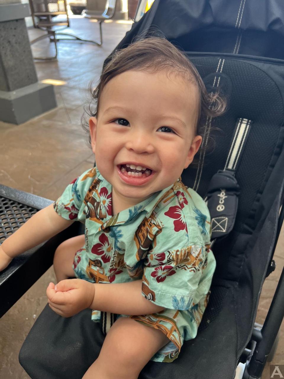 東京外国人モデル事務所アクアモデル所属のハーフベビーモデルのジョシュア